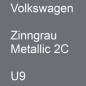 Preview: Volkswagen, Zinngrau Metallic 2C, U9.